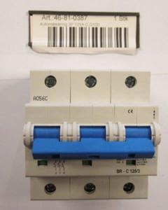 Automatic fuse 3P 125A C G100